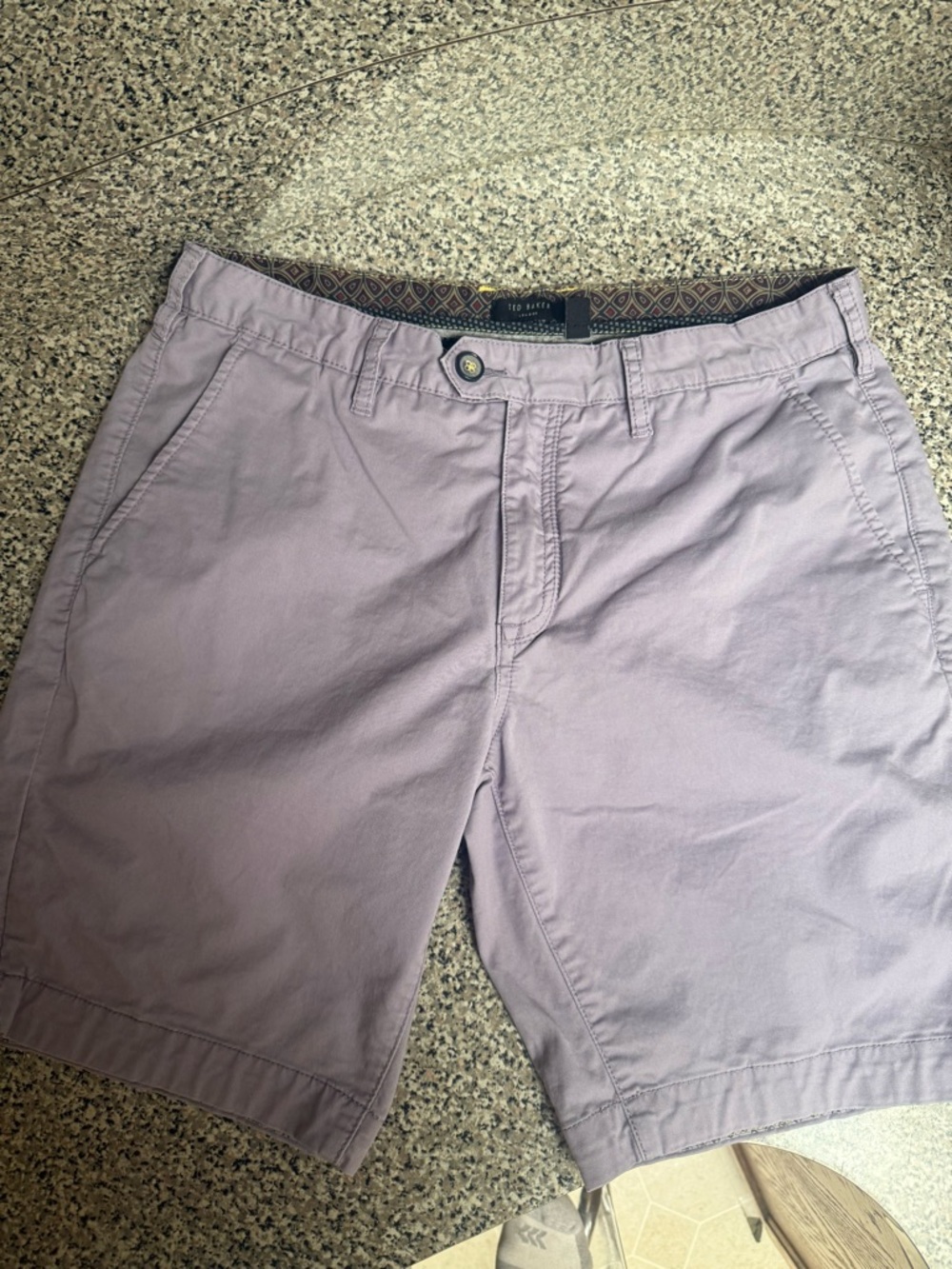Ted Baker Men’s Light Lavender chino Shorts